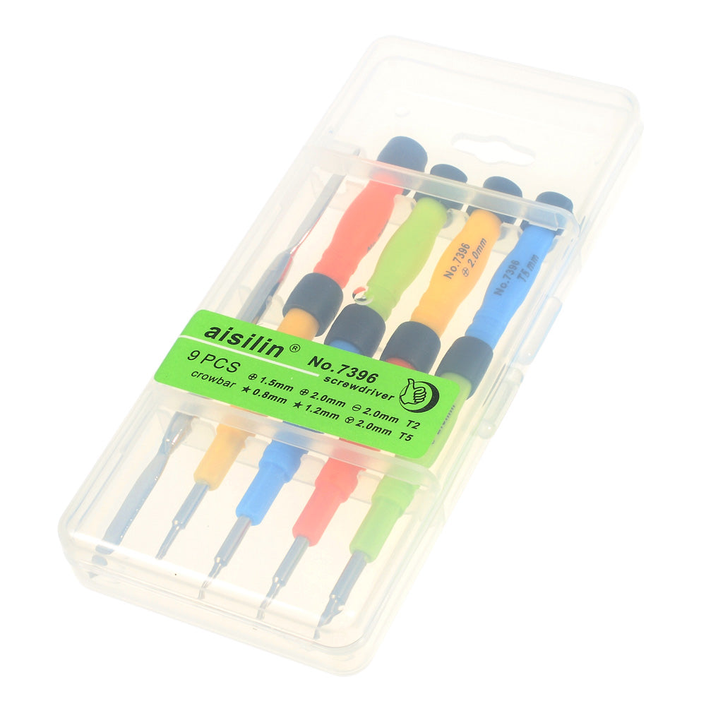 9 in 1 Various Bits Precision Screwdriver Repair Tool Kit for iPhone Samsung