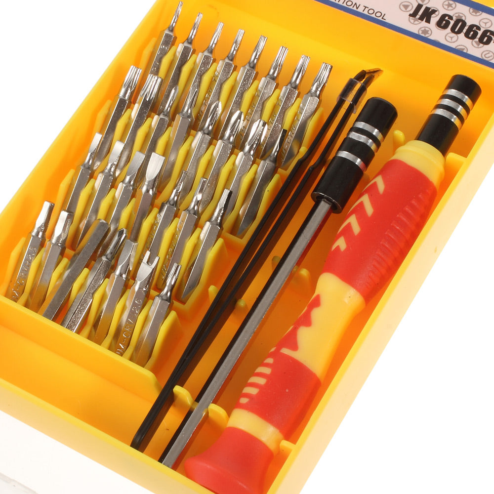 JACKLY JK6066-B 33-In-1 Precision Mini Screwdriver Tool Kit for Mobile Phone Laptop