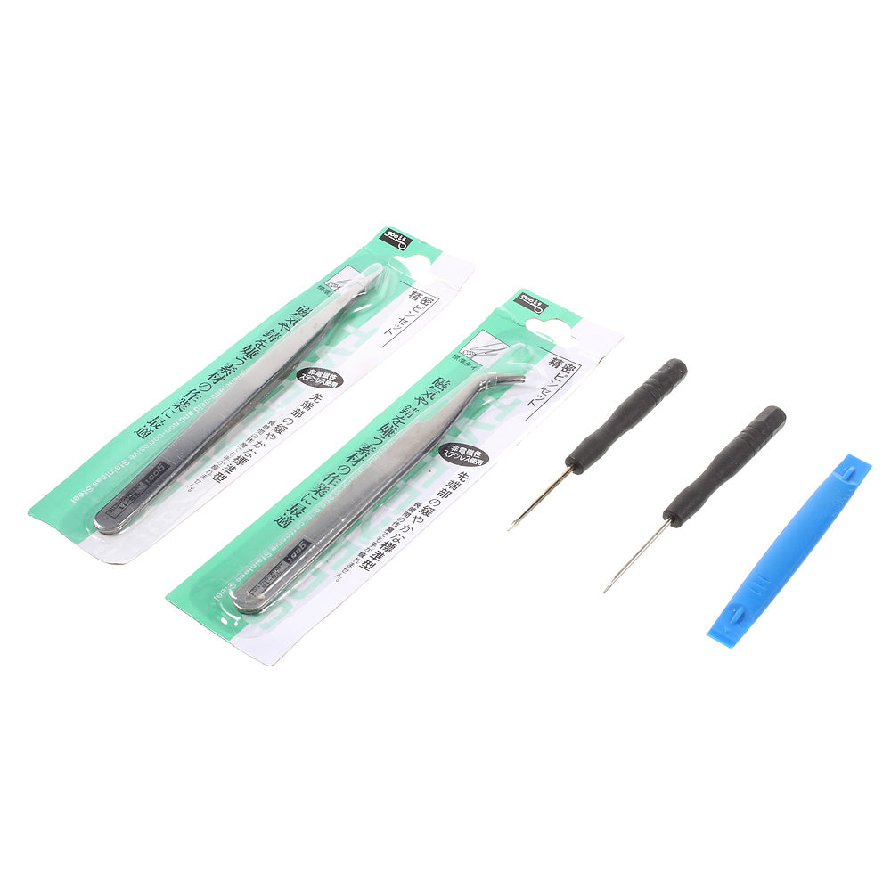 12-in-1 Screwdriver Tweezer Repair Tool Kit for iPhone Samsung HTC Huawei
