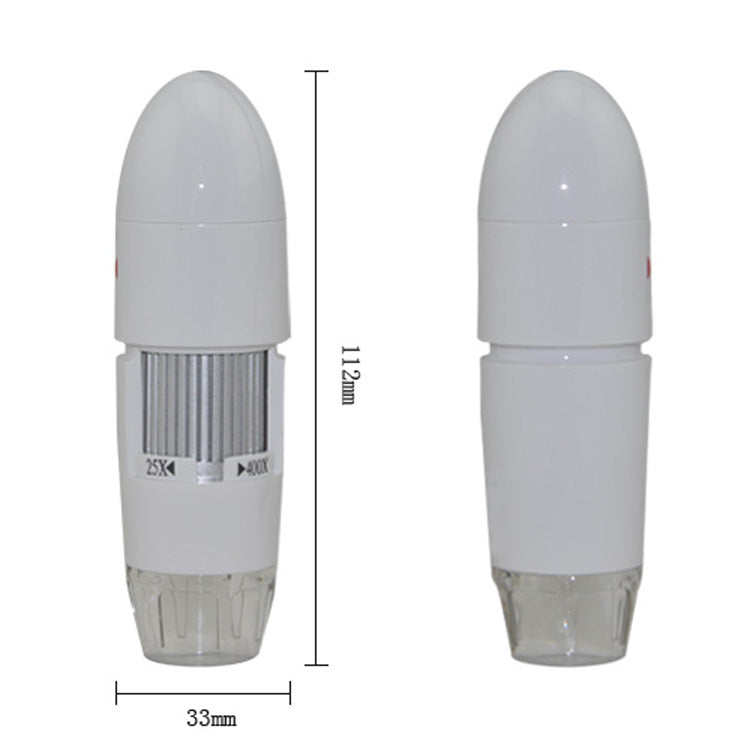 T01 400X AV/TV Port Digital Microscope Magnifier with 8-LED White Light - EU Plug
