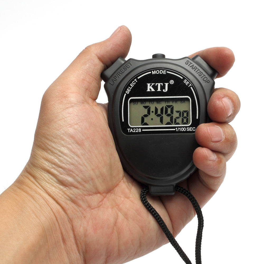 KTJ TA228 Professional Handheld Sports Watch Electronic Digital Stopwatch