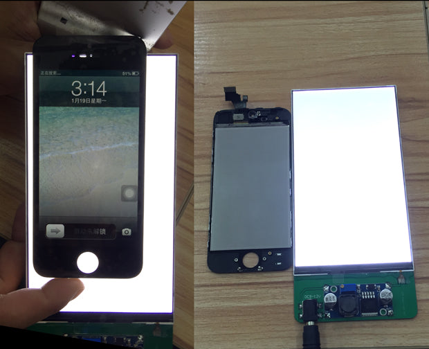 LCD Screen Backlight Part for LCD Testing Tool with Power Adapter