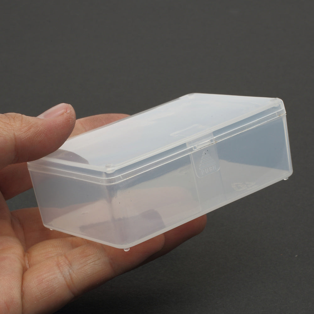 Mini Clear PP Case Components Small-Part Storage Box Organizer