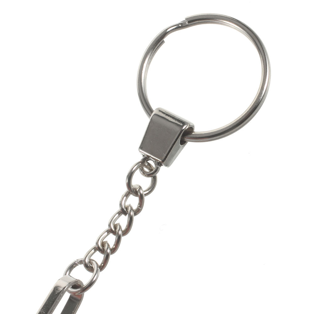 Folding 10X Pocket Magnifier Loupe Magnifying Glass Lens with Keychain