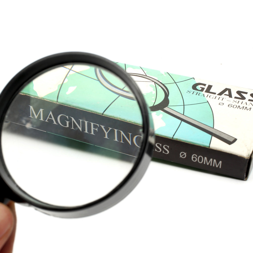 5X Aspheric Handheld Magnifier Loupe Magnifying Glass 60mm Lens