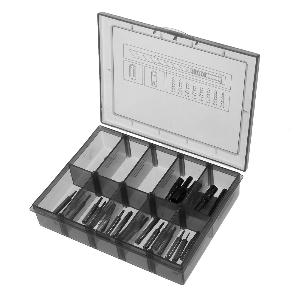 Detachable Plastic Repair Parts Tool Storage Box Case with 10 Compartments