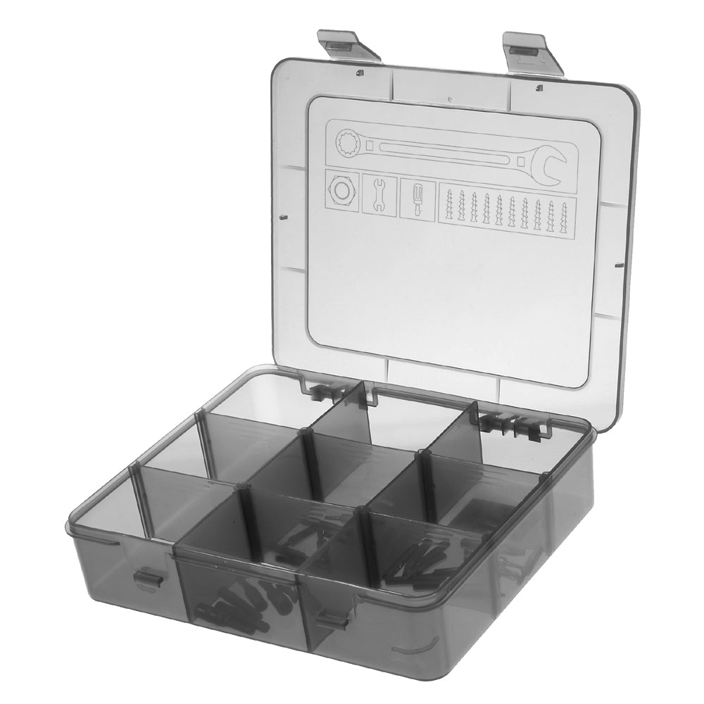 Detachable Components Repair Parts Storage Box 9 Compartments Trays