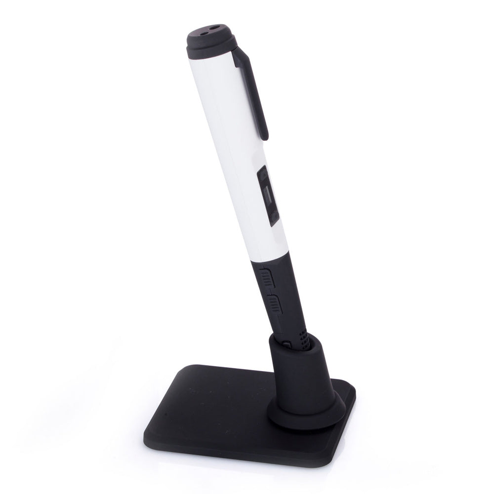 Intelligent 3D Printing Pen with LCD Display F10 for Doodling, Art & Craft Making - White