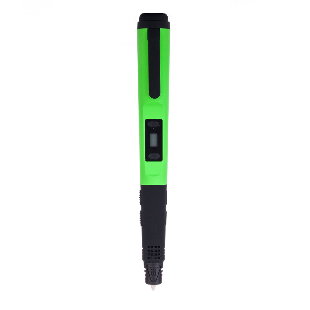 Hand-held Intelligent 3D Printing Pen F10 for Doodling, Art & Craft Making - Green