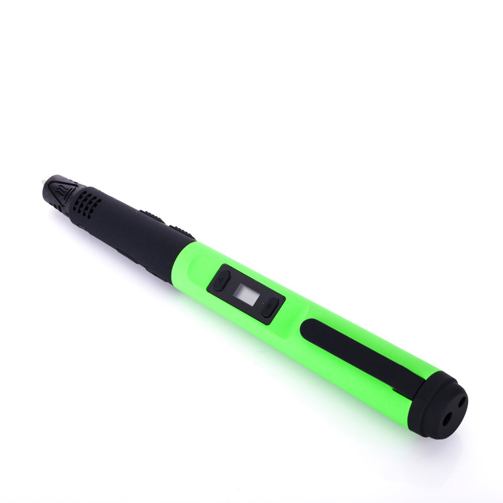 Hand-held Intelligent 3D Printing Pen F10 for Doodling, Art & Craft Making - Green