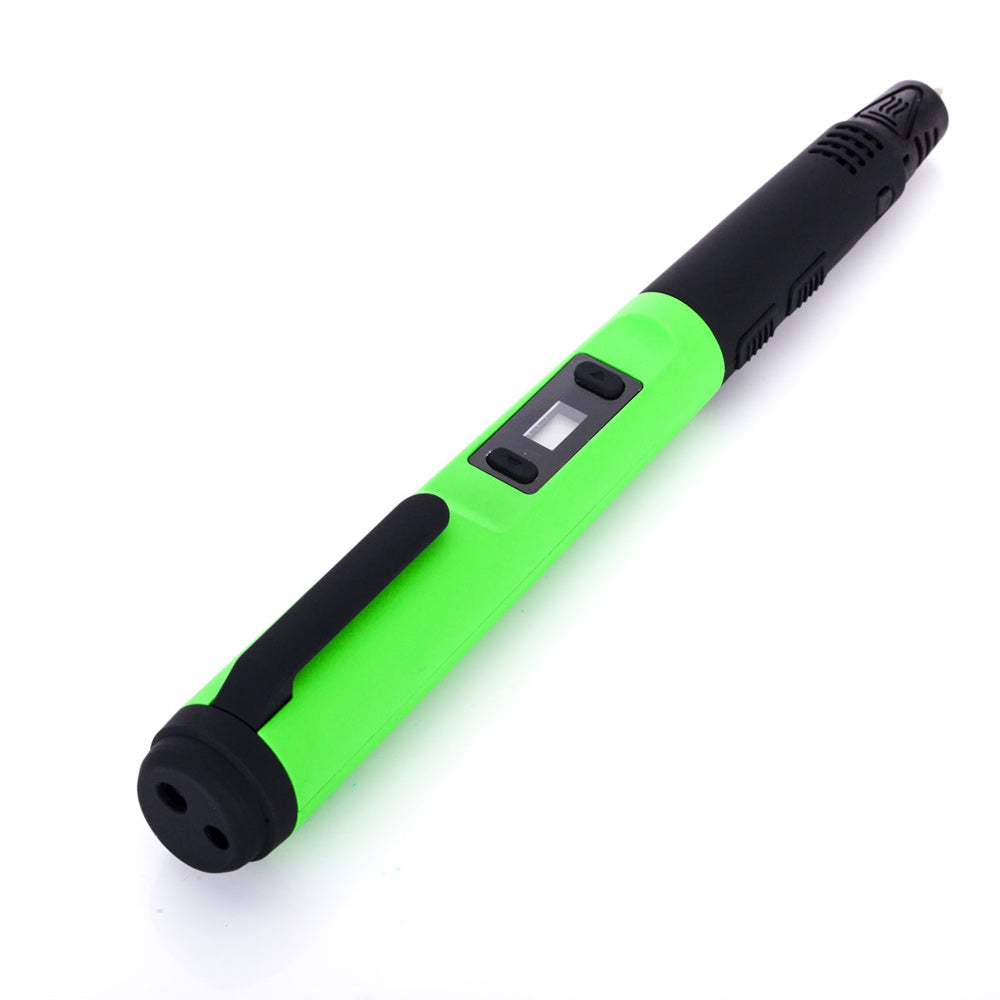 Hand-held Intelligent 3D Printing Pen F10 for Doodling, Art & Craft Making - Green