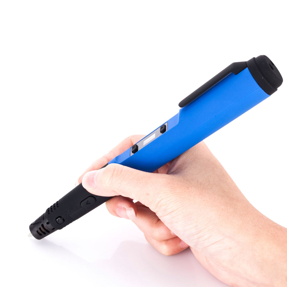 Intelligent 3D Printer Pen F10 for Doodling, Art & Craft Making -Blue