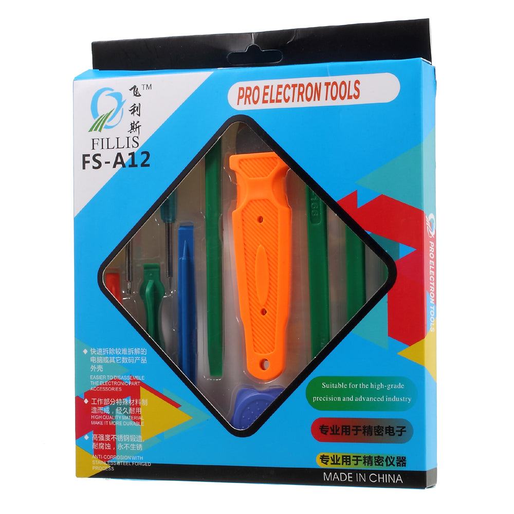 12 Pieces Set Professional Pry Tool Disassembly Repair Kit (FS-A12 )
