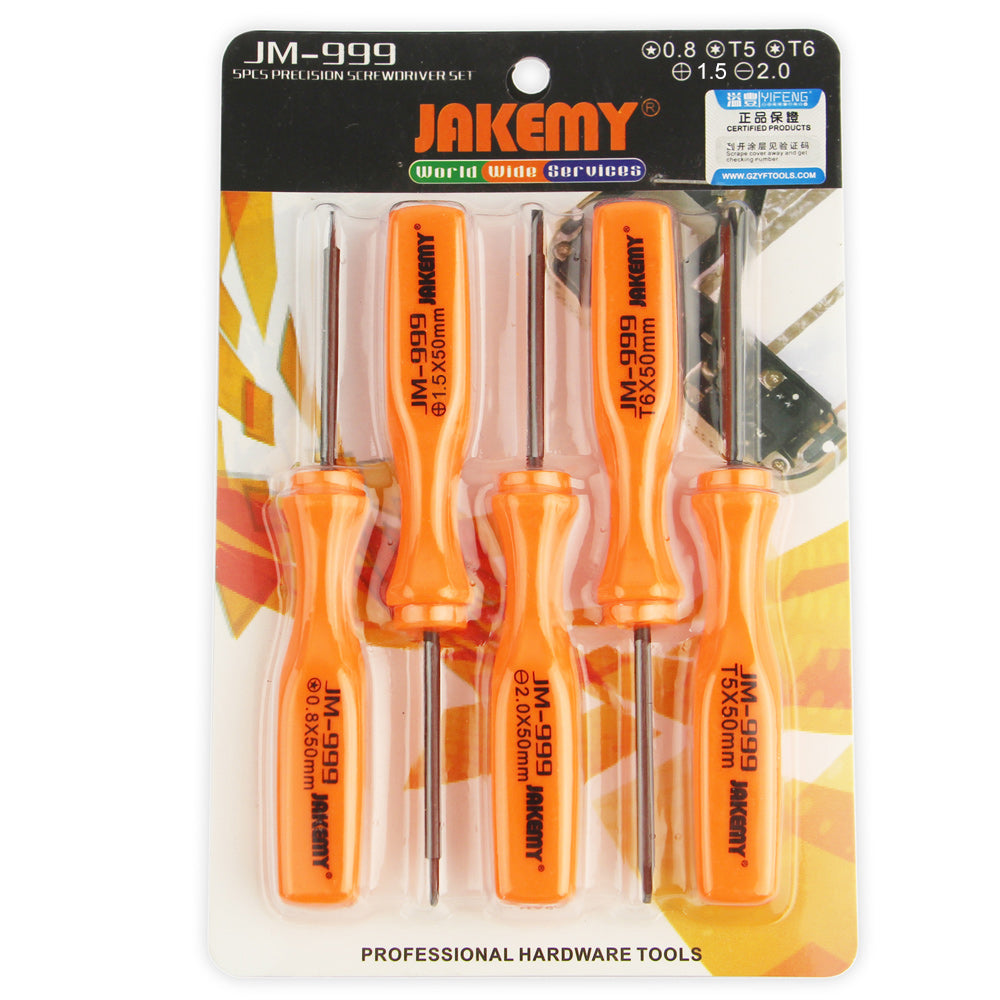 Jakemy JM-999 5Pcs / Set Torx Pentagon Philips Screwdriver Repair Tool Kit