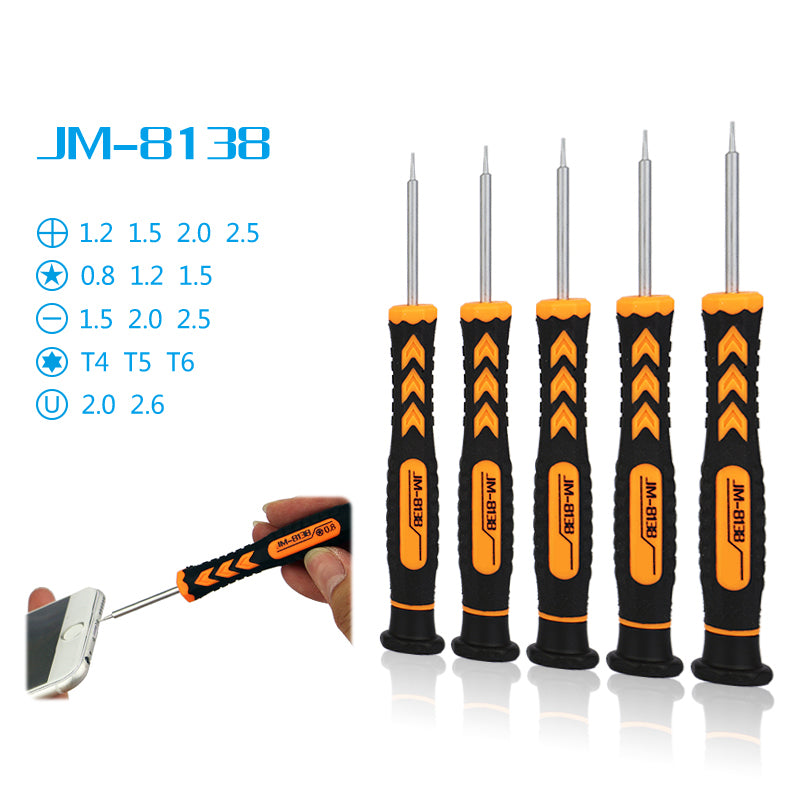 Jakemy JM-8138 Anti-skid Precision Torx T8 Screwdriver Repair Tool