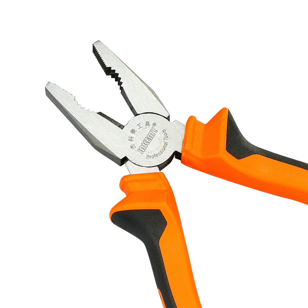 JAKEMY JM-CT1-6 8.0-inch Hardware Tool Non-slip Handle Lineman's Pliers