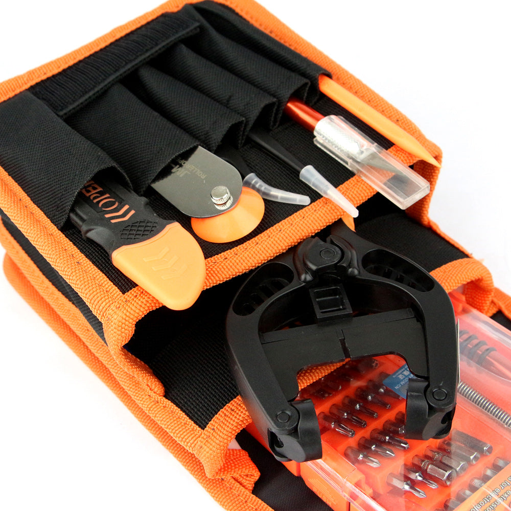 Jakemy JM-P11 70-in-1 Precision Screwdriver Tweezer Opening Tool Repairing Set with Canvas Bag
