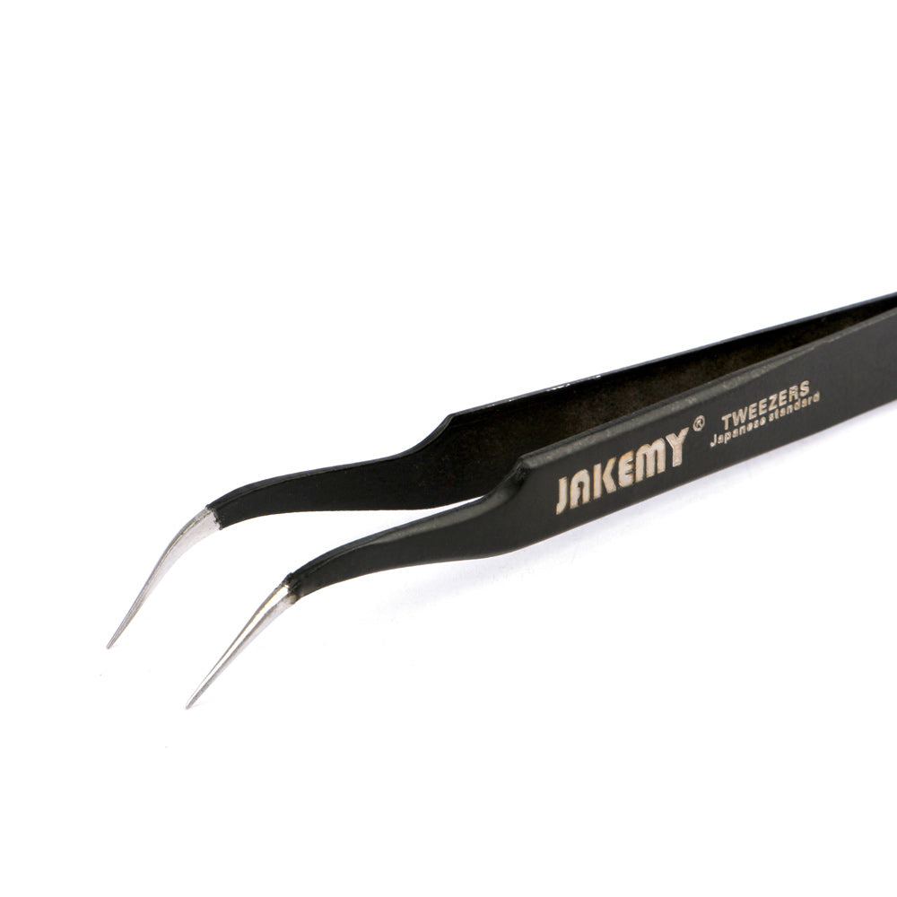 JAKEMY T7-15 Anti-Static Curved Tip Tweezer