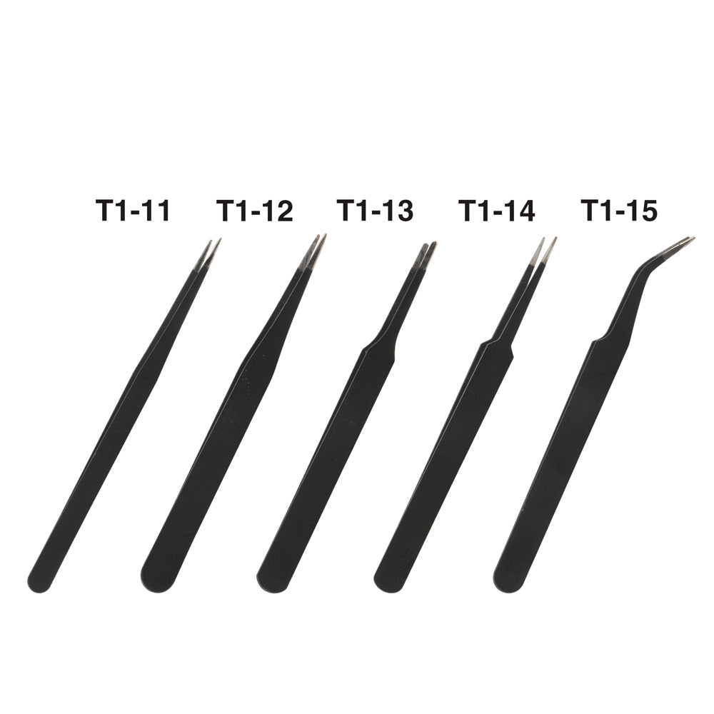 Jakemy JM-T1-T15 Professional Curved Tip Tweezers