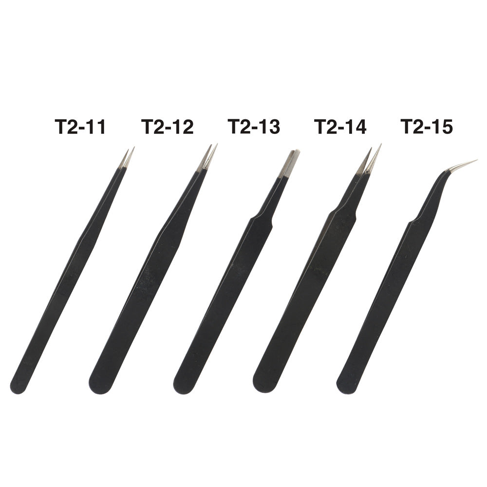 Jakemy JM-T2-T12 Professional Extra Strength Tweezers