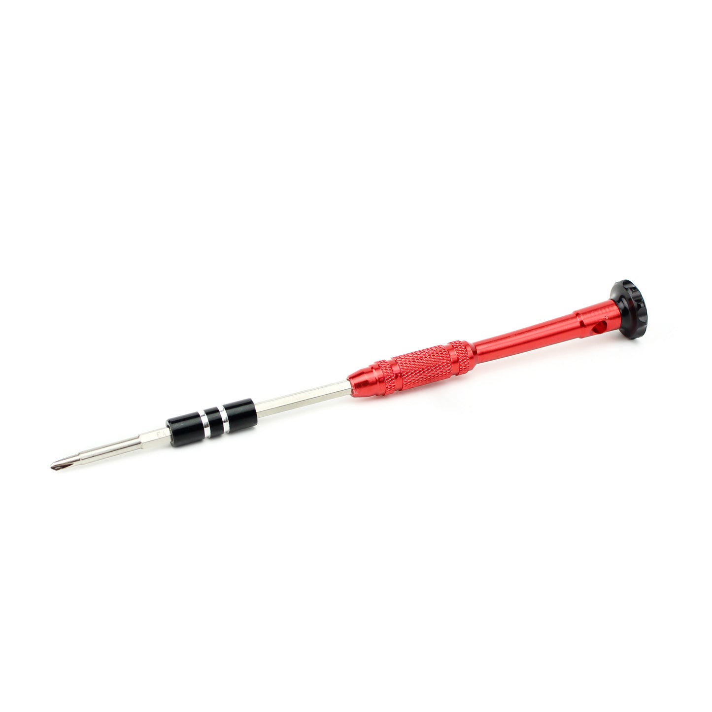 10-in-1 Professional Non-slip Handle with Philips Slotted Pentagon Torx Screwdriver Bits - Red