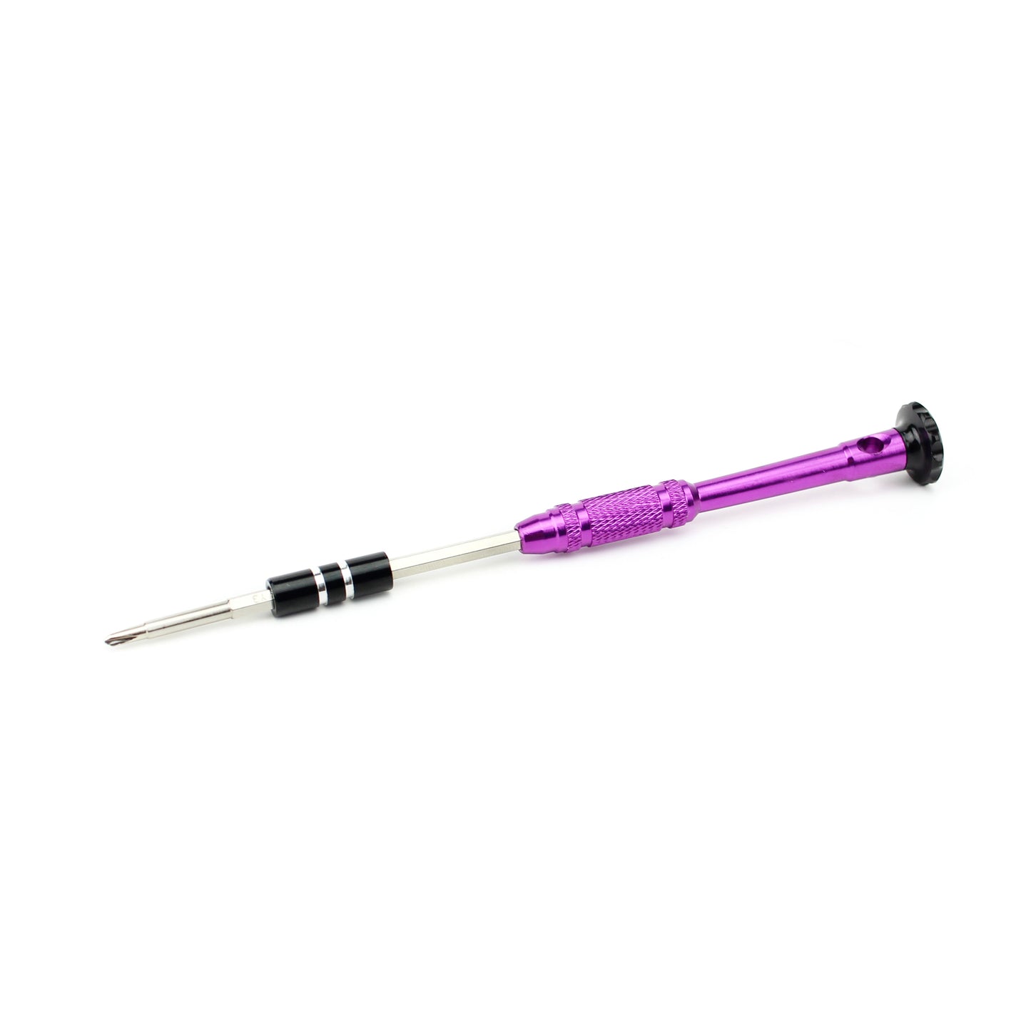10-in-1 Professional Anti-slip Handle with Philips Slotted Pentagon Torx Screwdriver Bits - Purple
