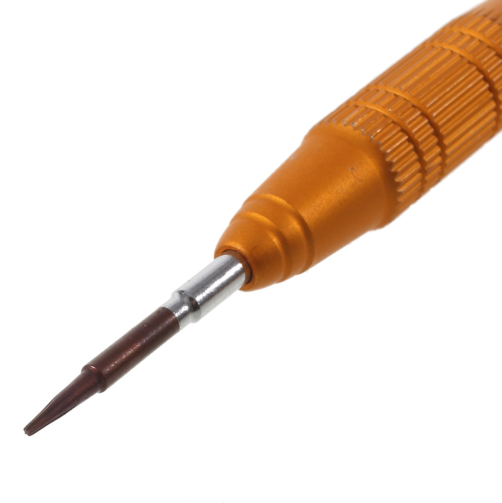 NO.658 Non-slip Handle 0.8 x 25mm 5 Point Star Screwdriver Repair Tool