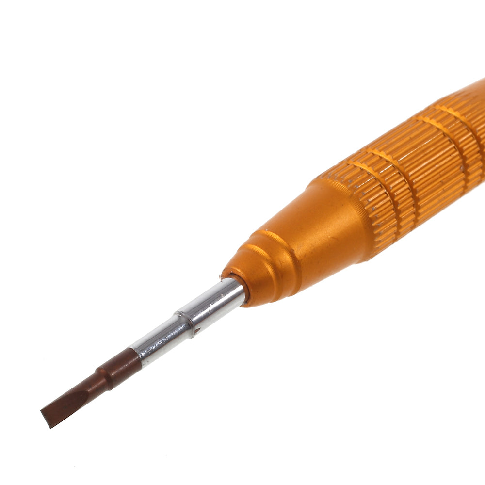 NO.658 Professional Metal Handle 2.0 x 25mm Slotted Screwdriver Repair Tool