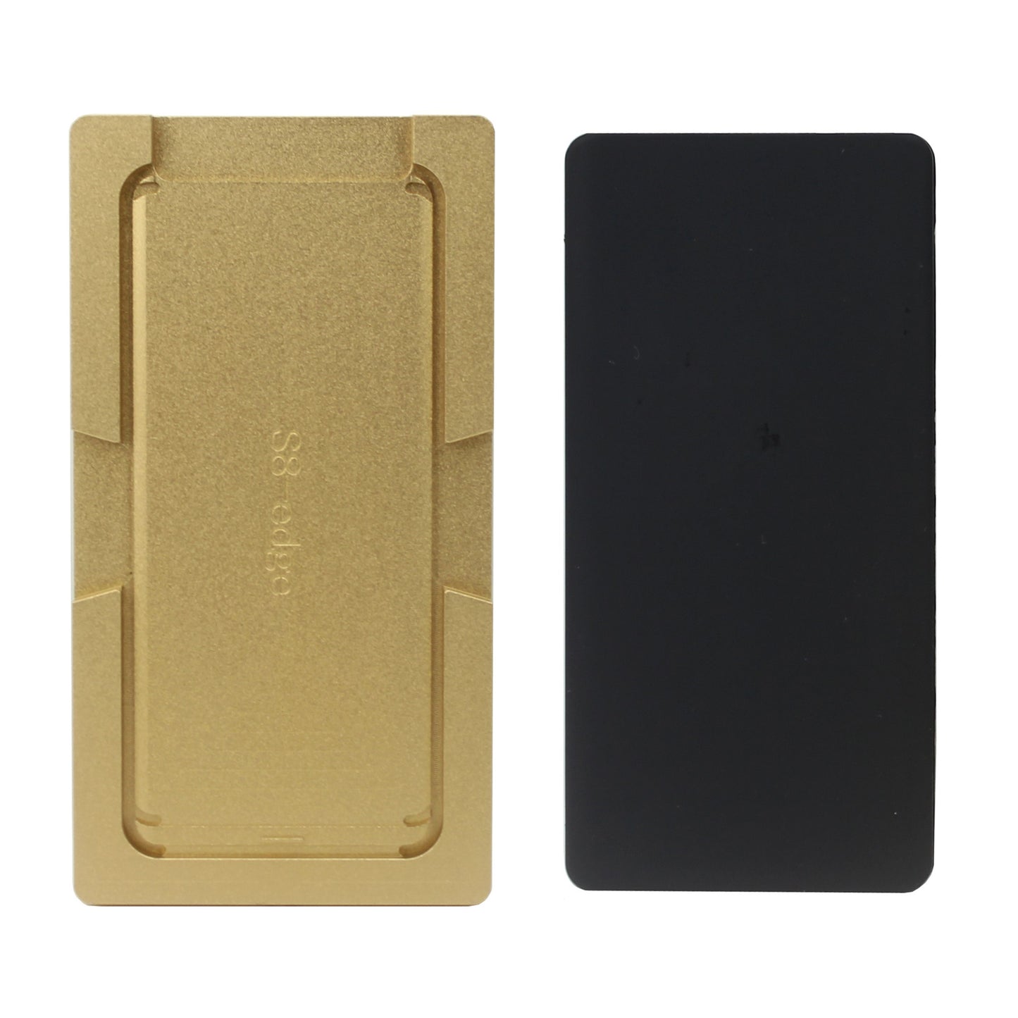 Metal Curved Screen Laminating Aligning Mould for Samsung Galaxy S8 SM-G950 - Gold Color