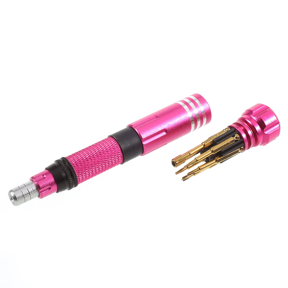 6-in-1 Professional Screwdriver Opening Tool Set for iPhone 7 - Rose
