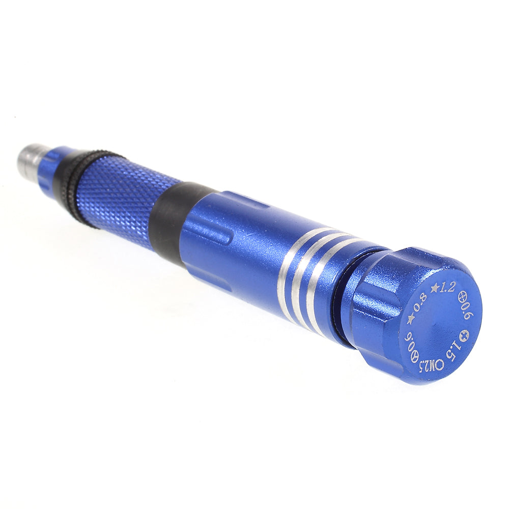 6-in-1 Precise Screwdriver Disassemble Tool Set for iPhone 7 - Blue
