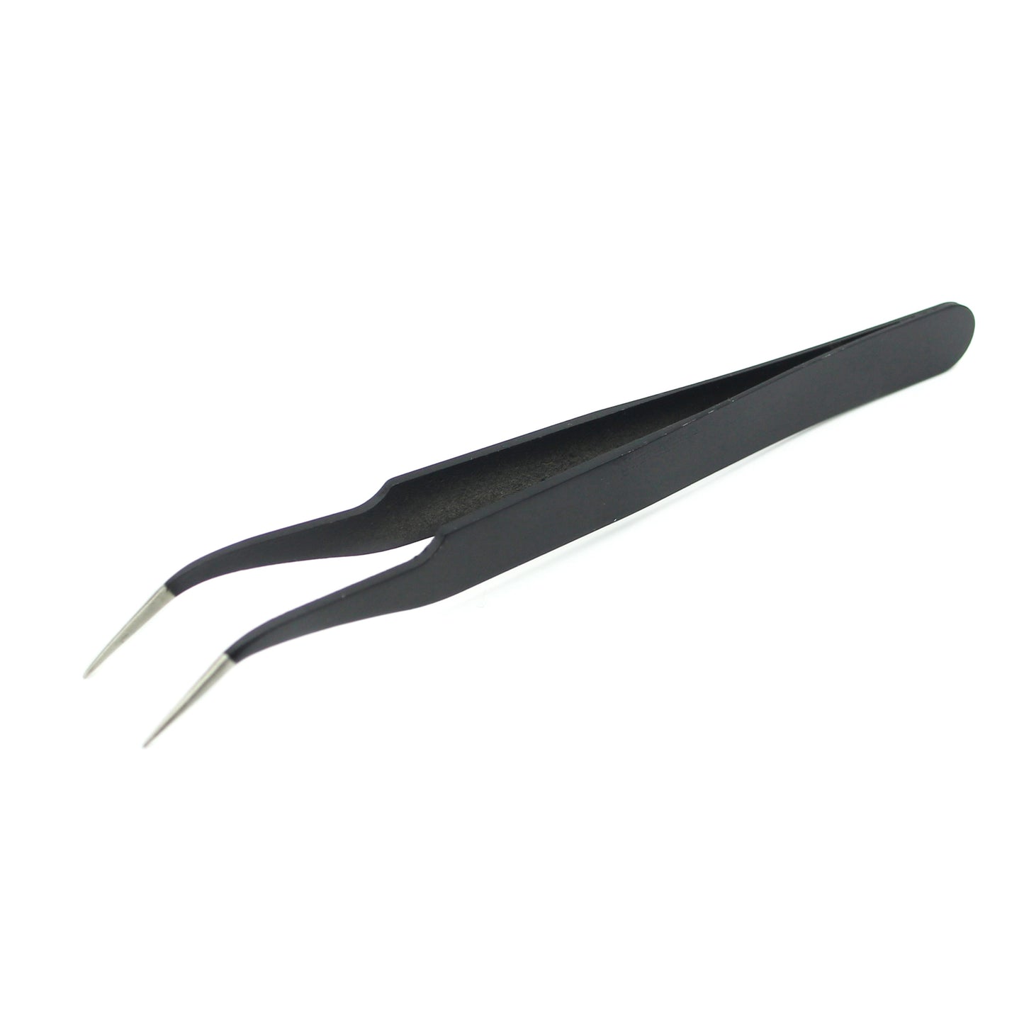 JF-604 Professional Stainless Steel Curved Tip Tweezer Maintenance Tool