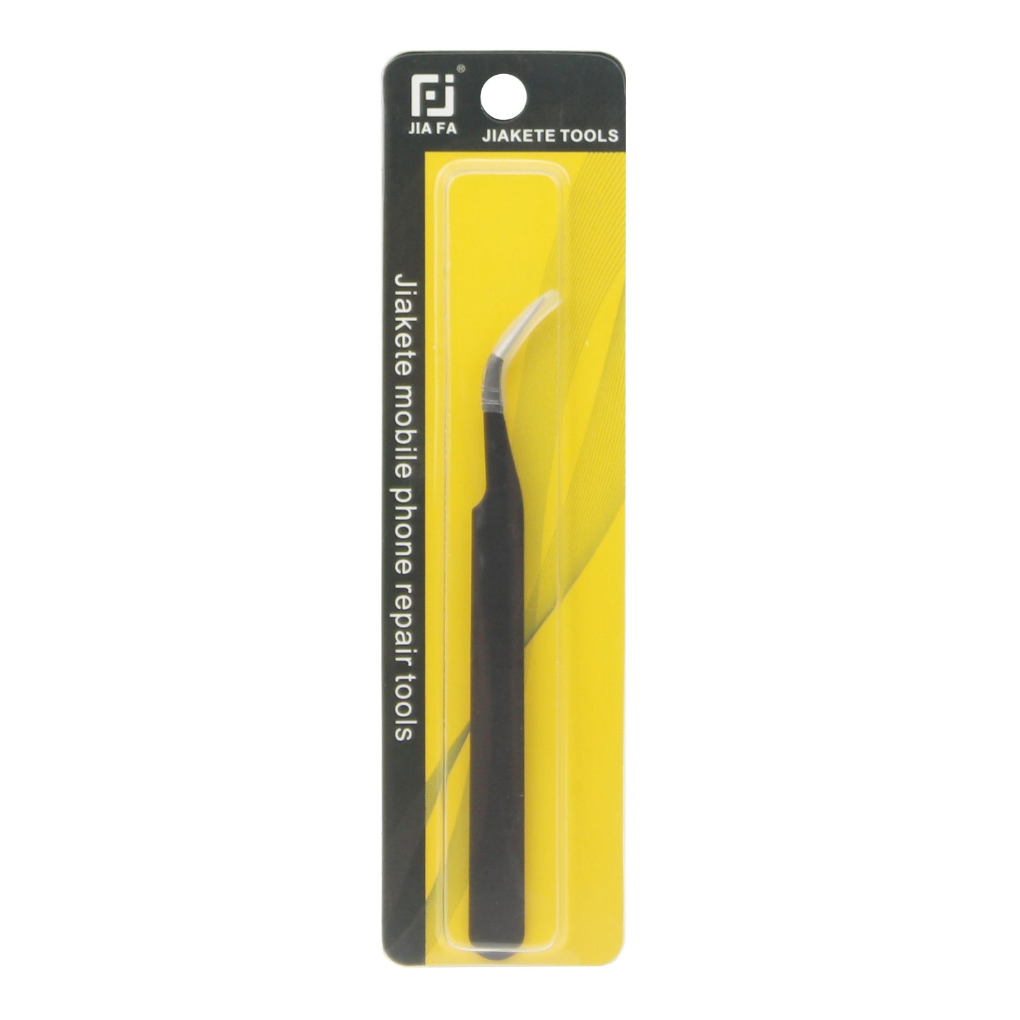 JF-604 Professional Stainless Steel Curved Tip Tweezer Maintenance Tool