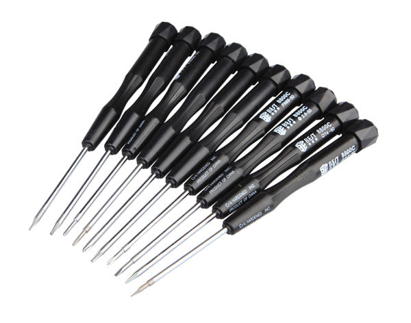 Uniqkart BST-8800C 10-in-1 Anti-slip Professional Screwdriver Disassemble Opening Repair Tool Kit