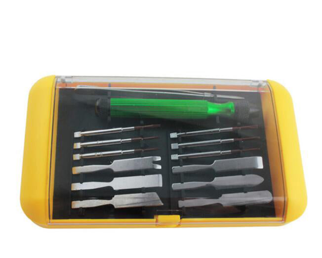 Uniqkart BST-302 14-in-1 Precision Screwdriver Tweezers Pry Repair Tool Kit