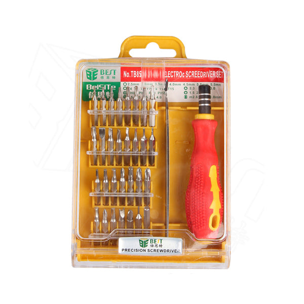 Uniqkart BST-8530 31-in-1 Professional Screwdriver Tweezers Bits Repair Tool Kit