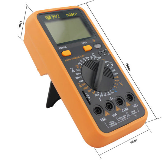 Best BST-890C+ Portable Handheld Measure Digital Multimeter with LCD Large Screen