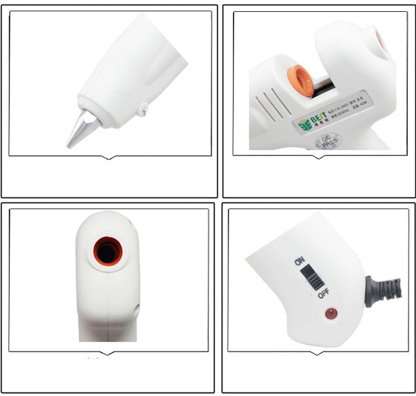 Best BST-B-B Professional Hot Melt Glue Gun Repair Tool with Electronic PTC Heating Technology - 60W