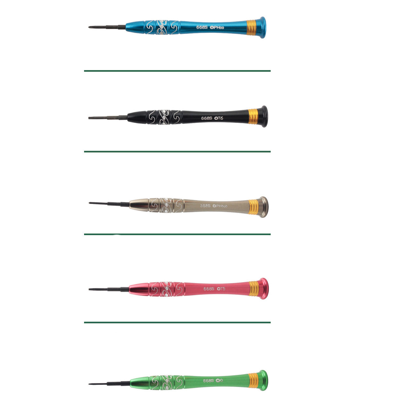 Uniqkart BST-668S 5 in 1 Screwdriver Kit Repair Tool Set