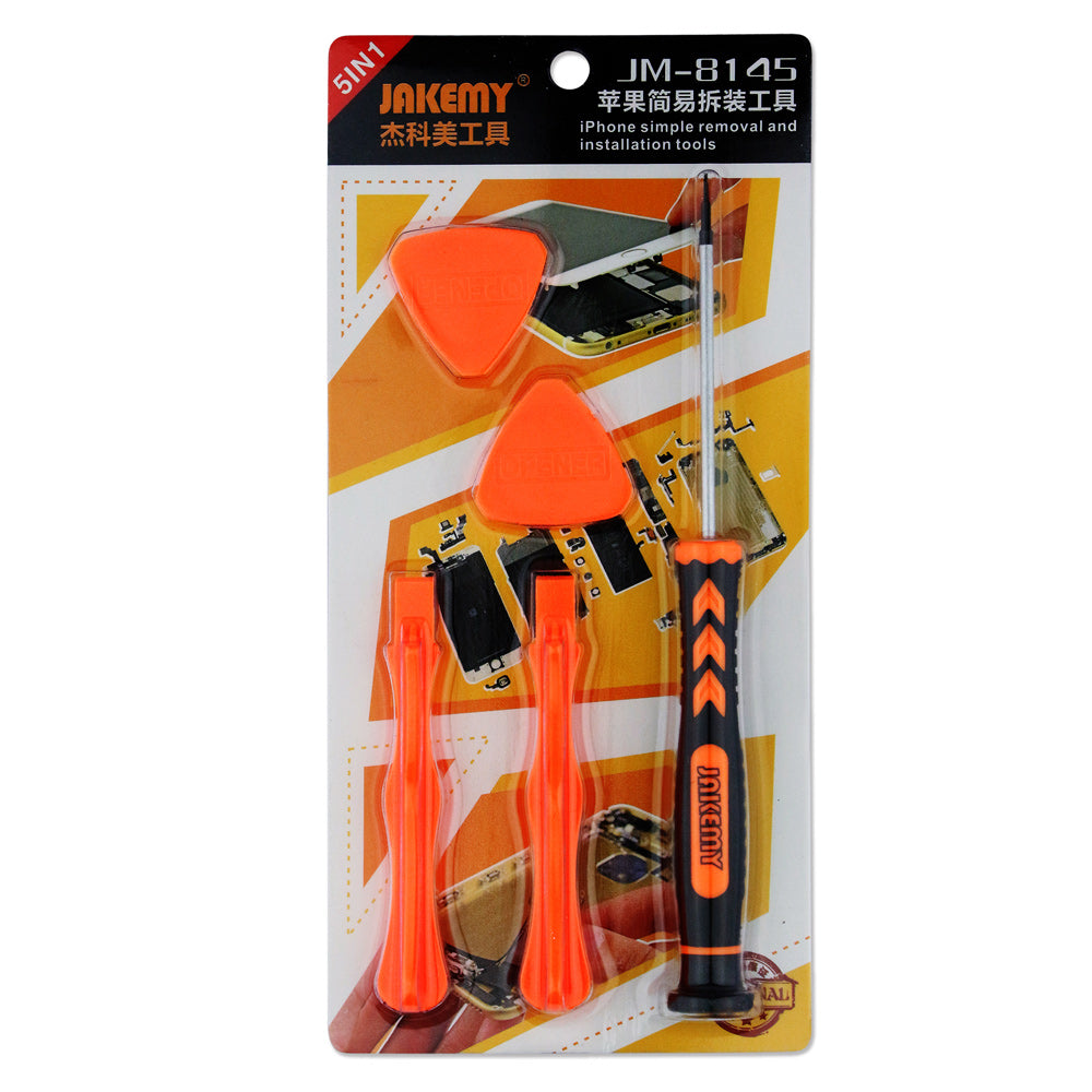 JAKEMY JM-8145 5-in-1 Multifunctional Electronic Repair Tools Kit & Telecommunication Tools Set