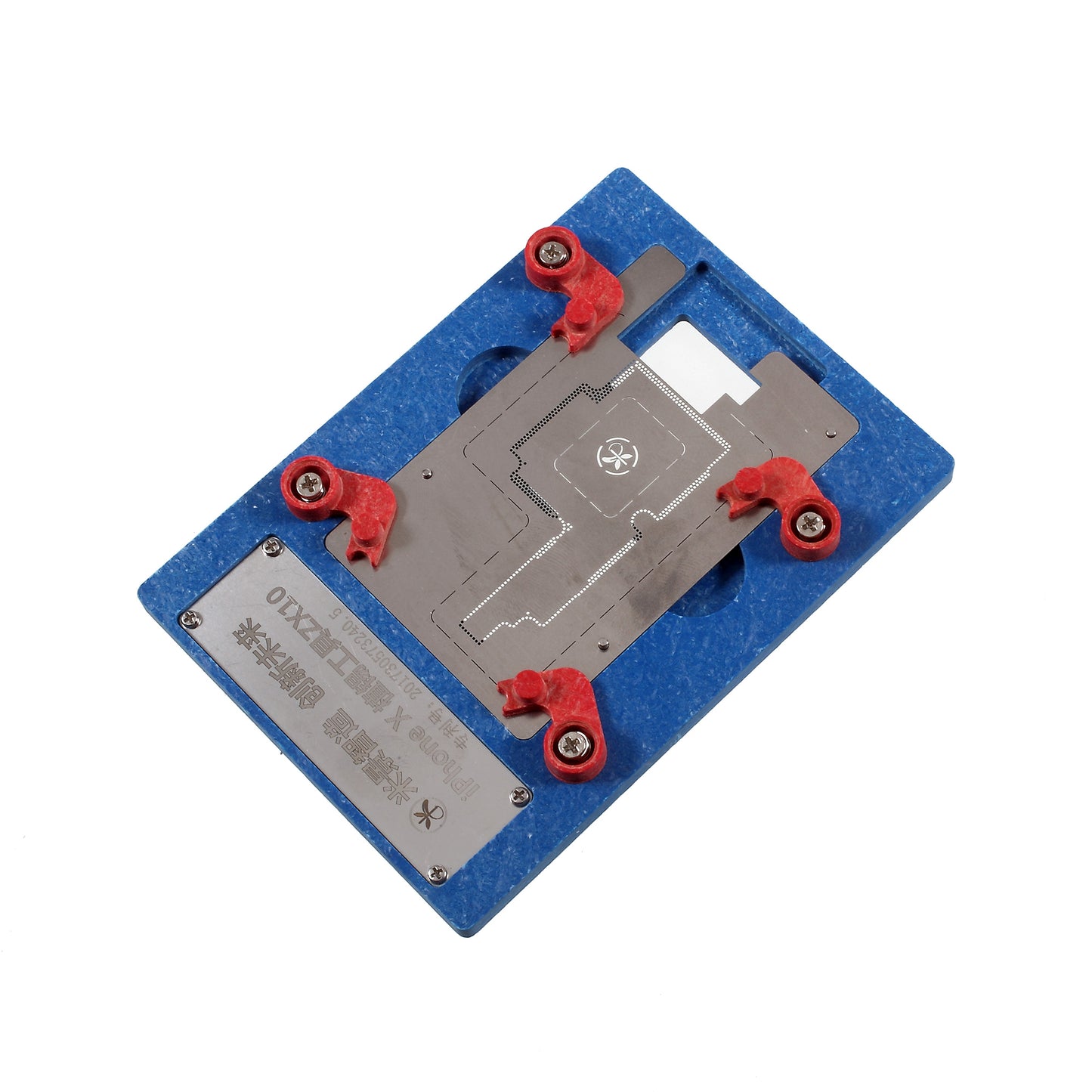 Tin-plated Stencil Fixed Platform BGA Reballing Motherboard Fixture for iPhone X