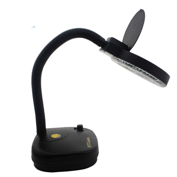 Uniqkart BST-208L Adjustable Brightness 2.7W LED Lamp 2X/10X Magnifying Glass - AC 110V