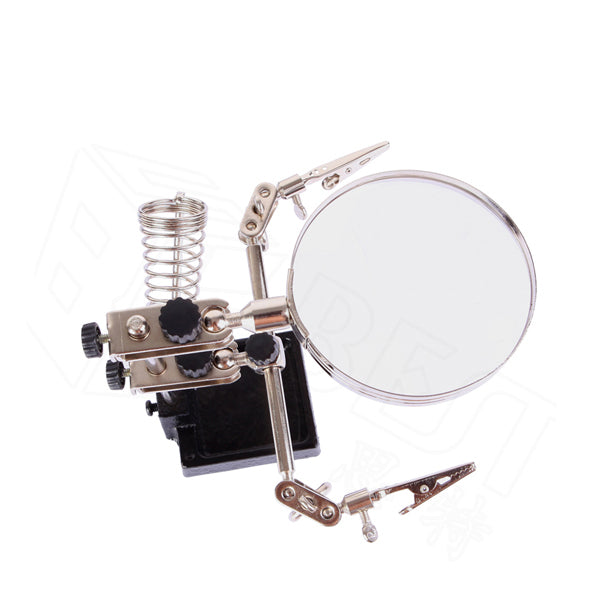 Uniqkart BST-268Z 5X Electronic Maintenance Fixed Magnifying Glass with Clips