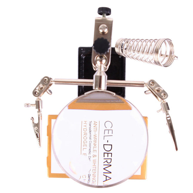 Uniqkart BST-268Z 5X Electronic Maintenance Fixed Magnifying Glass with Clips