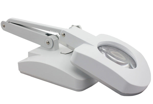 Uniqkart BST-8611BL 3X/8X Electronic Magnifier Desktop 3.5W LED Table Lamp - AC 220V