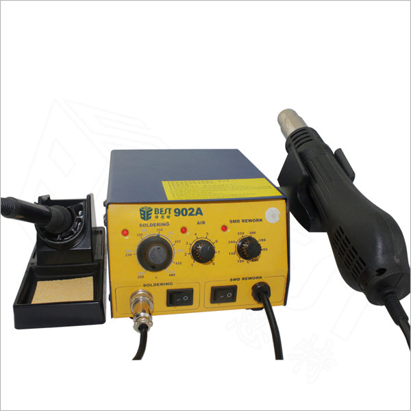 Uniqkart BST-902A Lead-free Heat Gun Hot Air Soldering Desoldering Rework Station - 110V