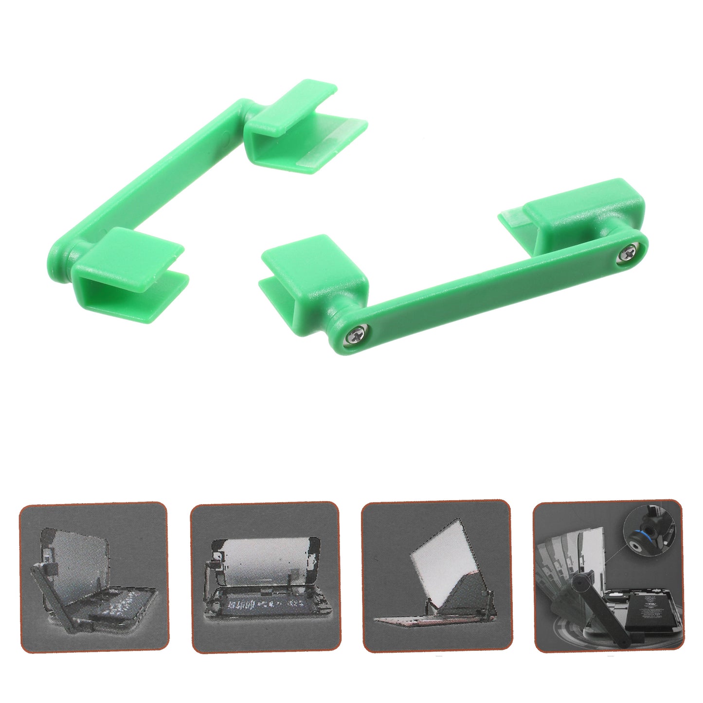 1 Pair of 360-degree Rotary Universal Holders Repairing Tool for Mobile Phone LCD Screen - Random Color