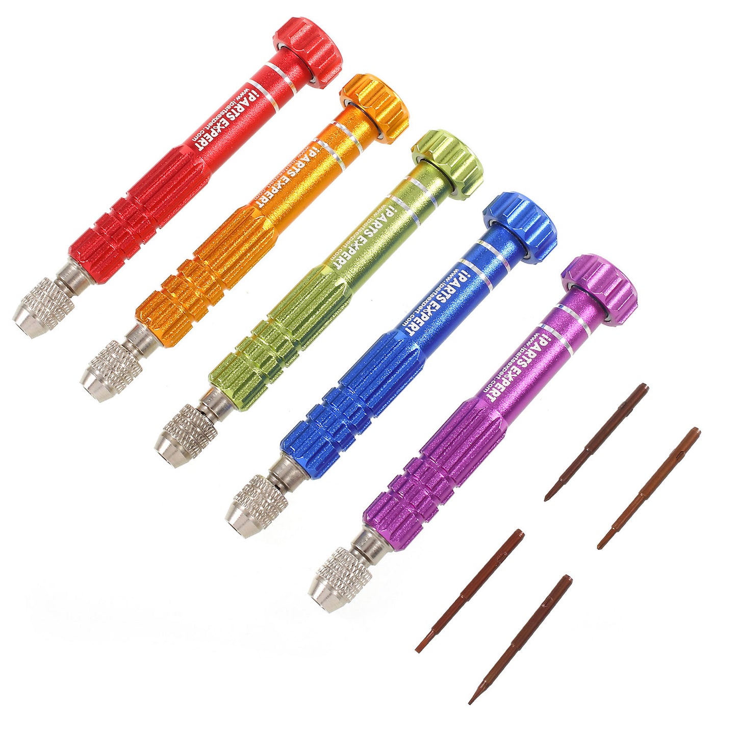 IPARTSEXPERT 4-in-1 Professional Non-slip Handle Screwdriver Repair Tool