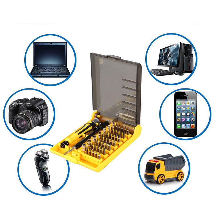 KAISI 45 in 1 Multi-function Precision Screwdriver Repair Tools with Extension Rod