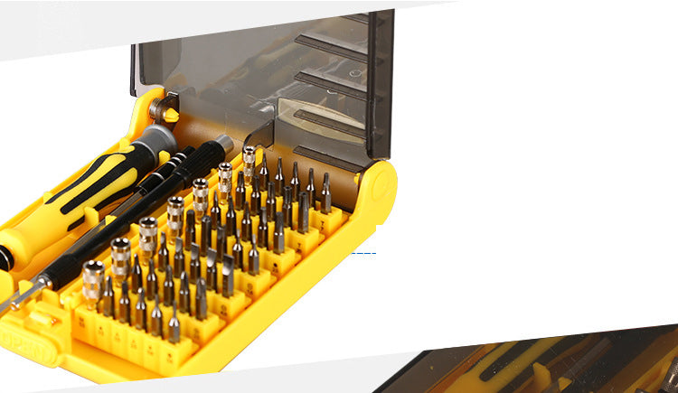 KAISI 45 in 1 Multi-function Precision Screwdriver Repair Tools with Extension Rod